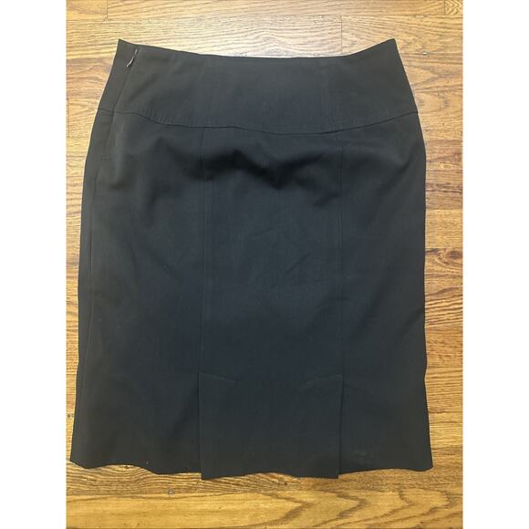 Apt 9 Skirt Black 8 Long Big Buttons - Picture 6 of 7